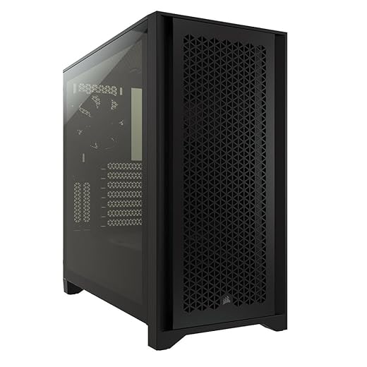 Corsair 4000D Airflow Tempered Glass Mid-Tower ATX PC Case - Black