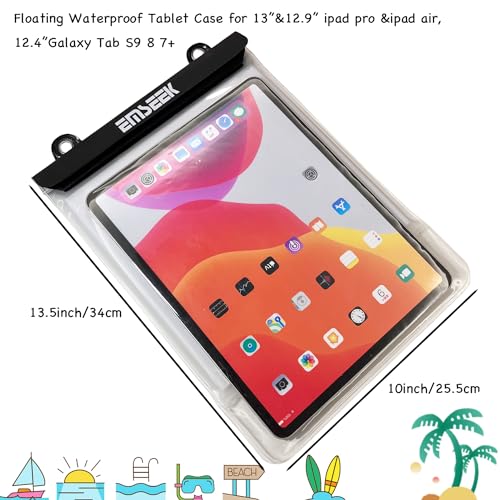 Emseek EM16TABLET CASE PLUS Floating Waterproof Tablet Case Protective Cover Pouch thumb #1