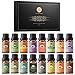 Lagunamoon Aceites Esenciales, Top 16 Set de Regalo de Aceites de Aromaterapia, Lavanda, Eucalipto, Hierba de Limón, Romero, Menta, Arból de Té, Aceites Esenciales para Humidificador, 100% Puros