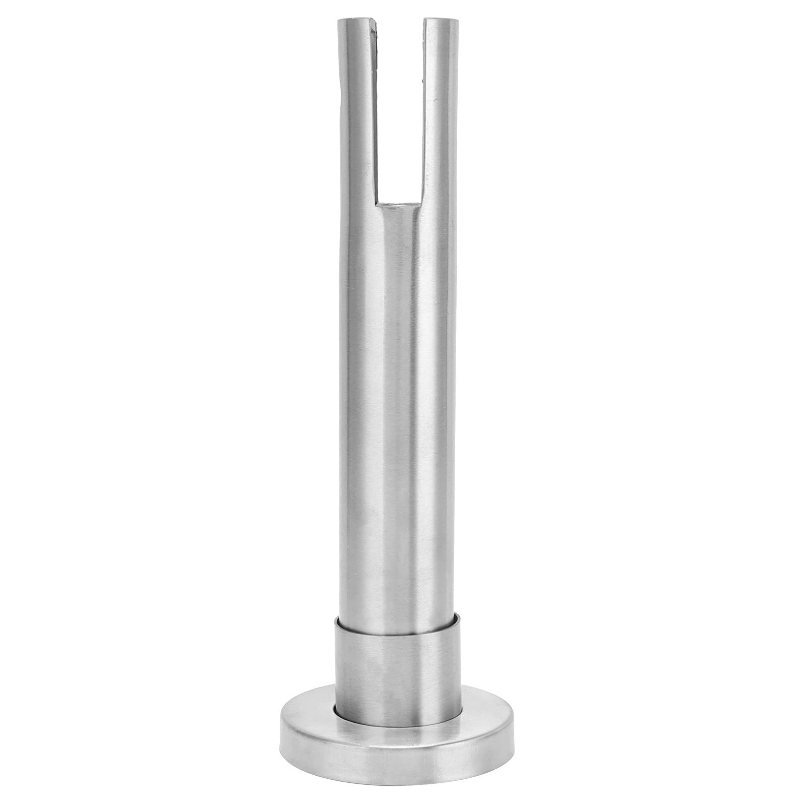 Abrazadera de Acero Inoxidable para Vidrio, Soporte de Sujeción en Suelo para Baño Público, Barandilla o Mampara, Acero 304 Resistente a la Corrosión, Ideal para Entornos Húmedos