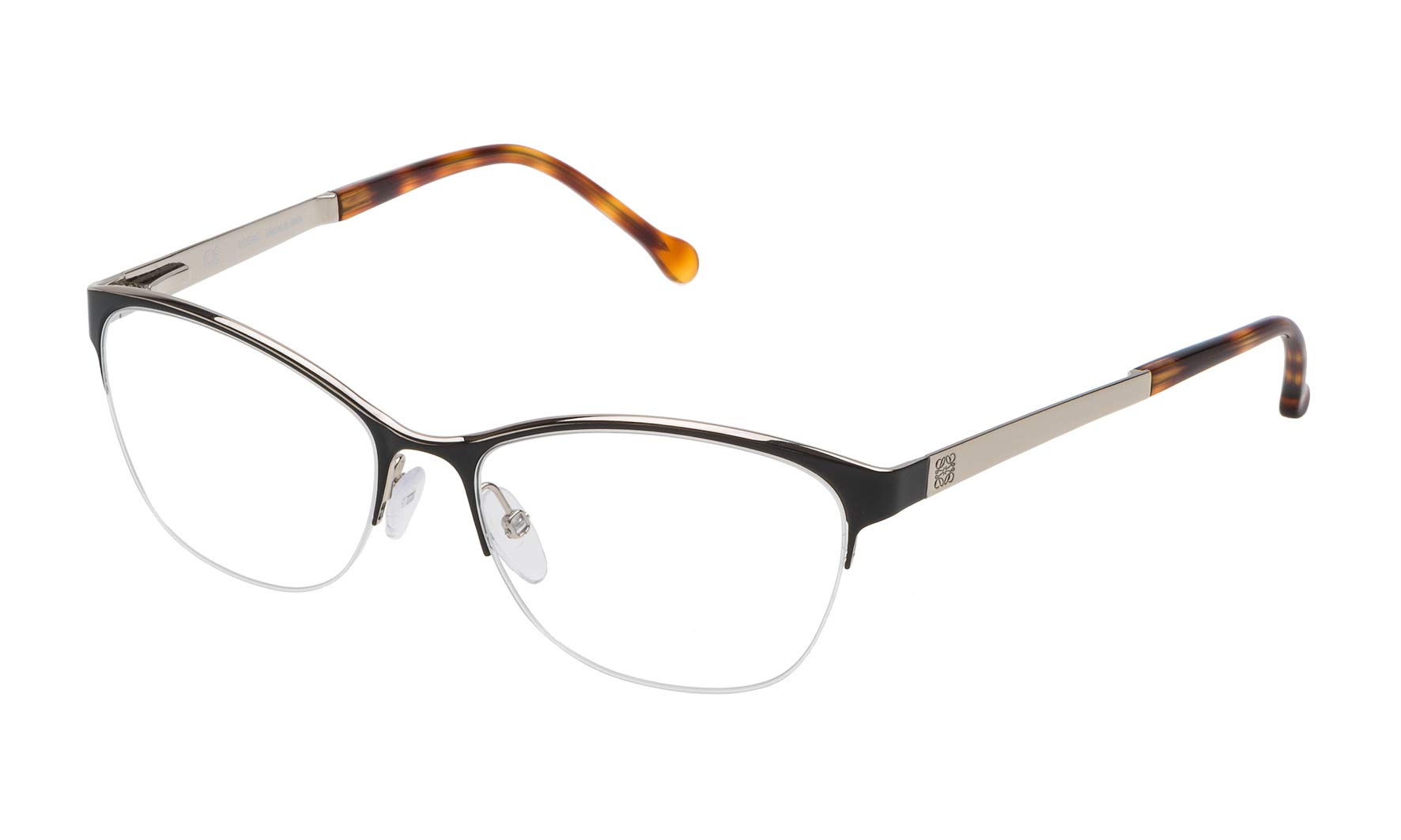 Loewe Unisex VLWA03M530SNC oprawki okularów dla dorosłych, wielokolorowe (Shiny Light Gold + Blue), 55, Wielokolorowy (Shiny Light Gold+Blue), 55