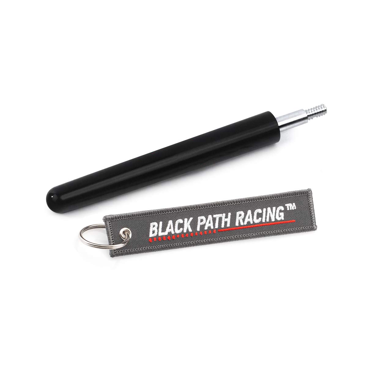BlackPath - Fits Ford Mustang + F150 + F250 + F350 + PT Cruiser + SRT4 Billet Short Radio Antenna Ford + Chrysler Stubby (Black) T6 Billet