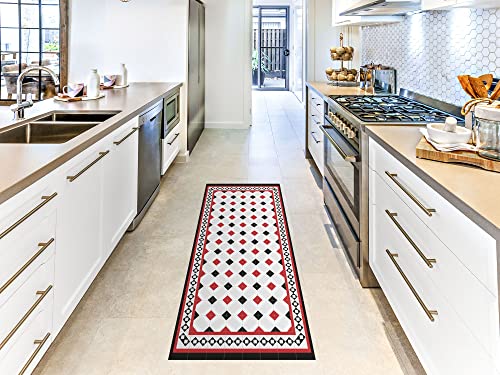 Alfombras de Vinilo Cocina Roja Marca Oedim
