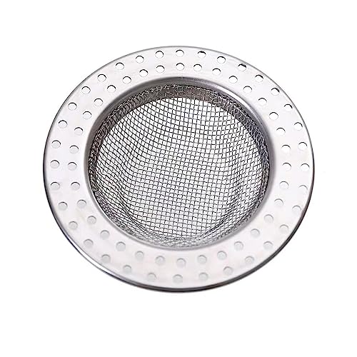 Movilideas - Filtro para Fregadero Cocina, Filtro De Acero Inoxidable para Fregadero, Filtro Desague Fregadero (77 x 50 mm)
