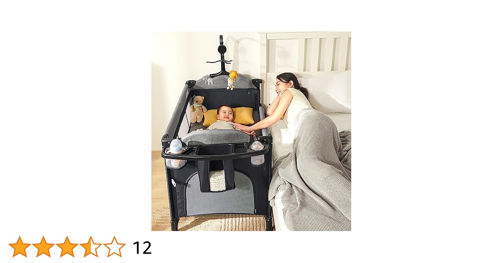 Amazon.co.jp: Brotish ベビーベッド ベビーサークル プレイヤー