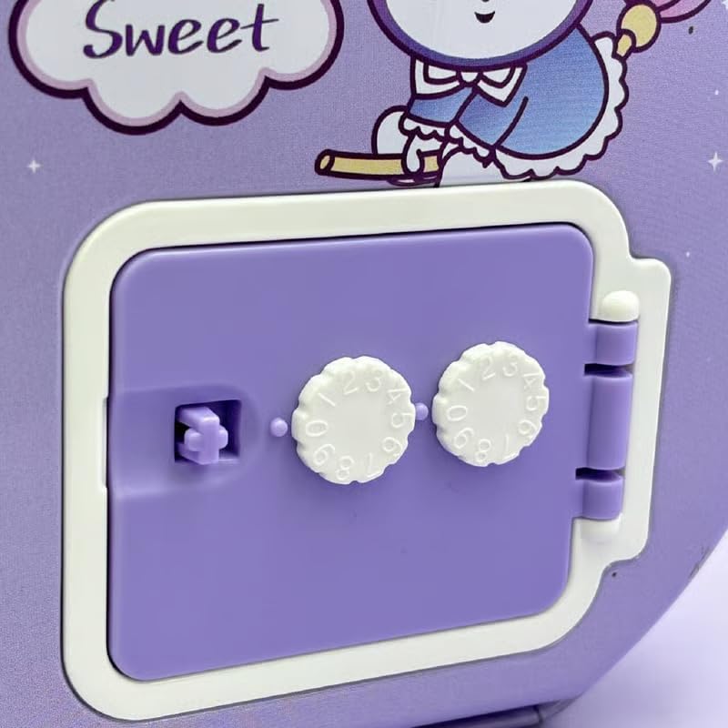 Image of Money Saving Bank with Coin Slot / /Creative Cartoon Design Money Bank / /Plastic Piggy Bank for Boys & Girls (Pack of 1) (Magical Unicorn Piggy - Purple)