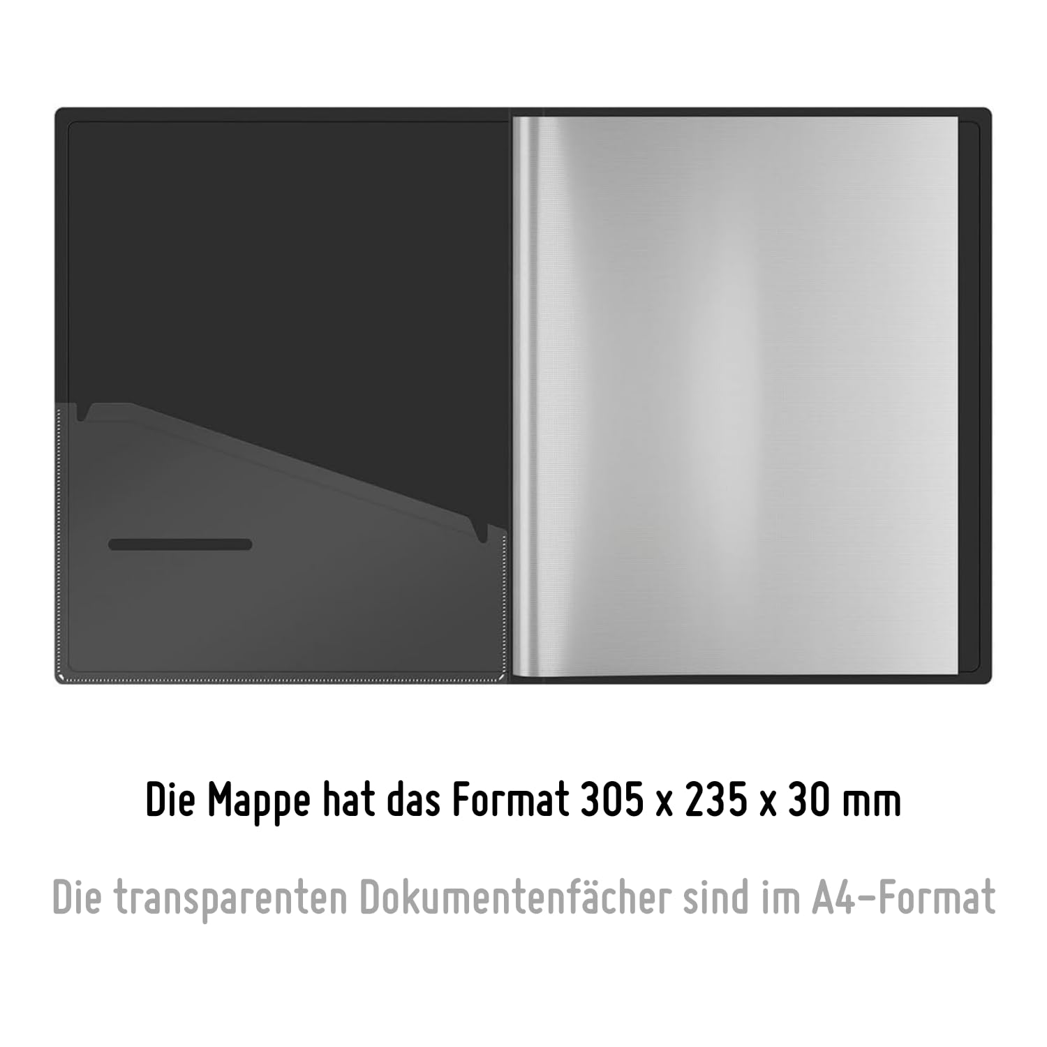 Berlingo Sichtbuch, 1 Stück, A4 Format, für das Büro, das Home Office oder die Schule und Uni, Serie Instinct (Violett, 40 Klarsichthüllen)