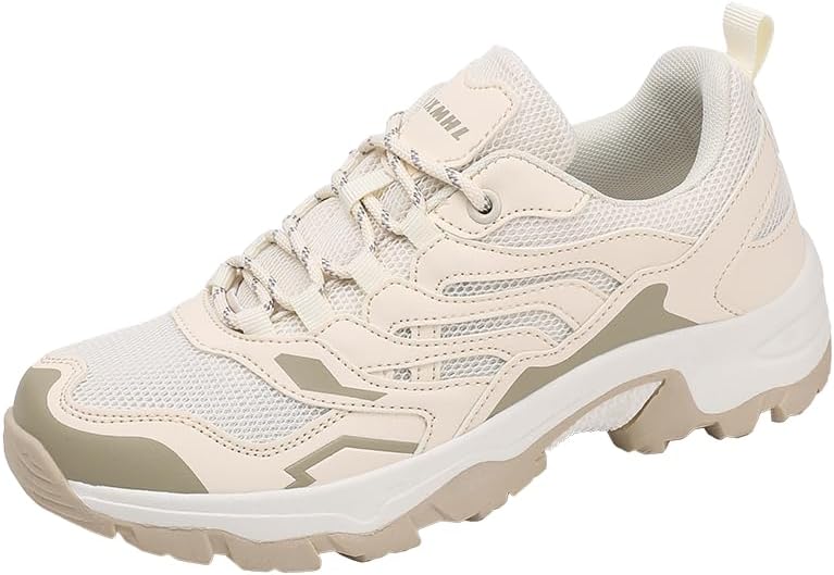 Mesh Breathable Anti-Slip Low Top Hiking Sneakers for Women Ergonomic - Ideal for Outdoor Trekking, Walking, and Running Unisex