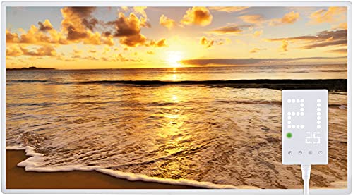 Preisvergleich Produktbild Heidenfeld Infrarotheizung HF-HP105 Strand - 10 Jahre Garantie - Heidenfeld Thermostat - Deutsche Qualitätsmarke - TÜV GS - 300 / 400 / 500 / 600 / 800 / 1000 Watt - 3 - 25 m² (500 Watt, Strand)