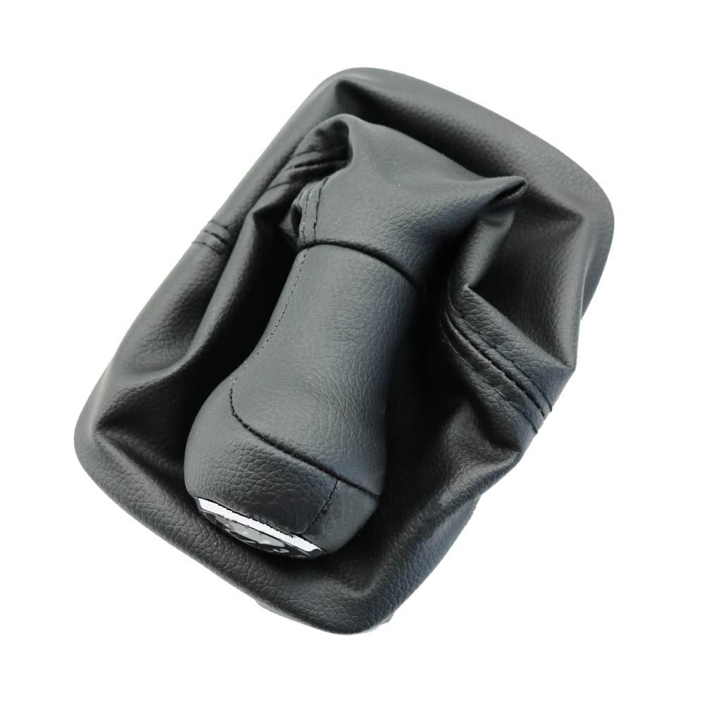 Pommeau De Levier De Vitesse 5 Vitesses Pour VW Beetle 1998-2010 - Noir, Cuir Et ABS, Avec Soufflet - 4