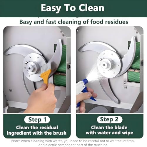 Electric Scallion Slicer 200W - Fast Vegetable Cutter for Ginger, Chili, Potato, Cucumber - 150kg/H, 700 RPM - Spring Onion, Celery, Parsley Chopper