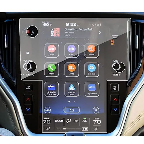 Protecteur d'écran GPS tactile pour Subaru Outback Legacy 11,6" en verre trempé