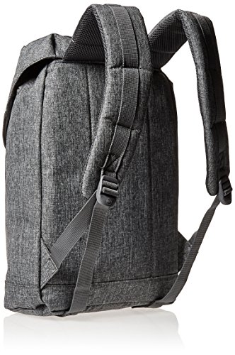 Image of Herschel Retreat Backpack, Raven Crosshatch /Black Rubber, Mid-Volume 14.0L
