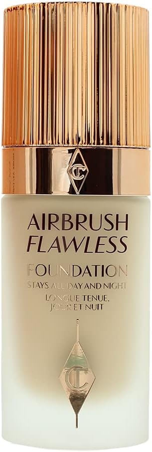 CHARLOTTE TILBURY Airbrush Flawless Foundation 30ml (4 Warm), 30 ml (Pack of 1)