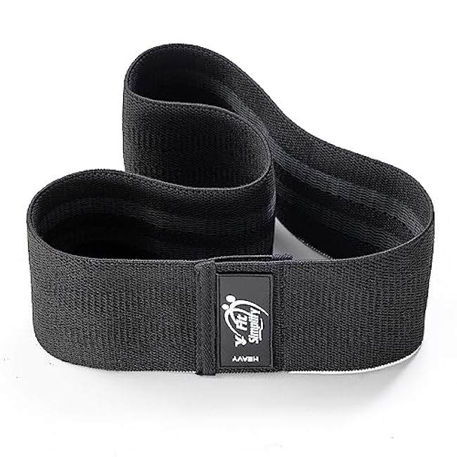 Fit Simplify Non Slip Fabric Resistance Hip Cloth Bands, Set of 3