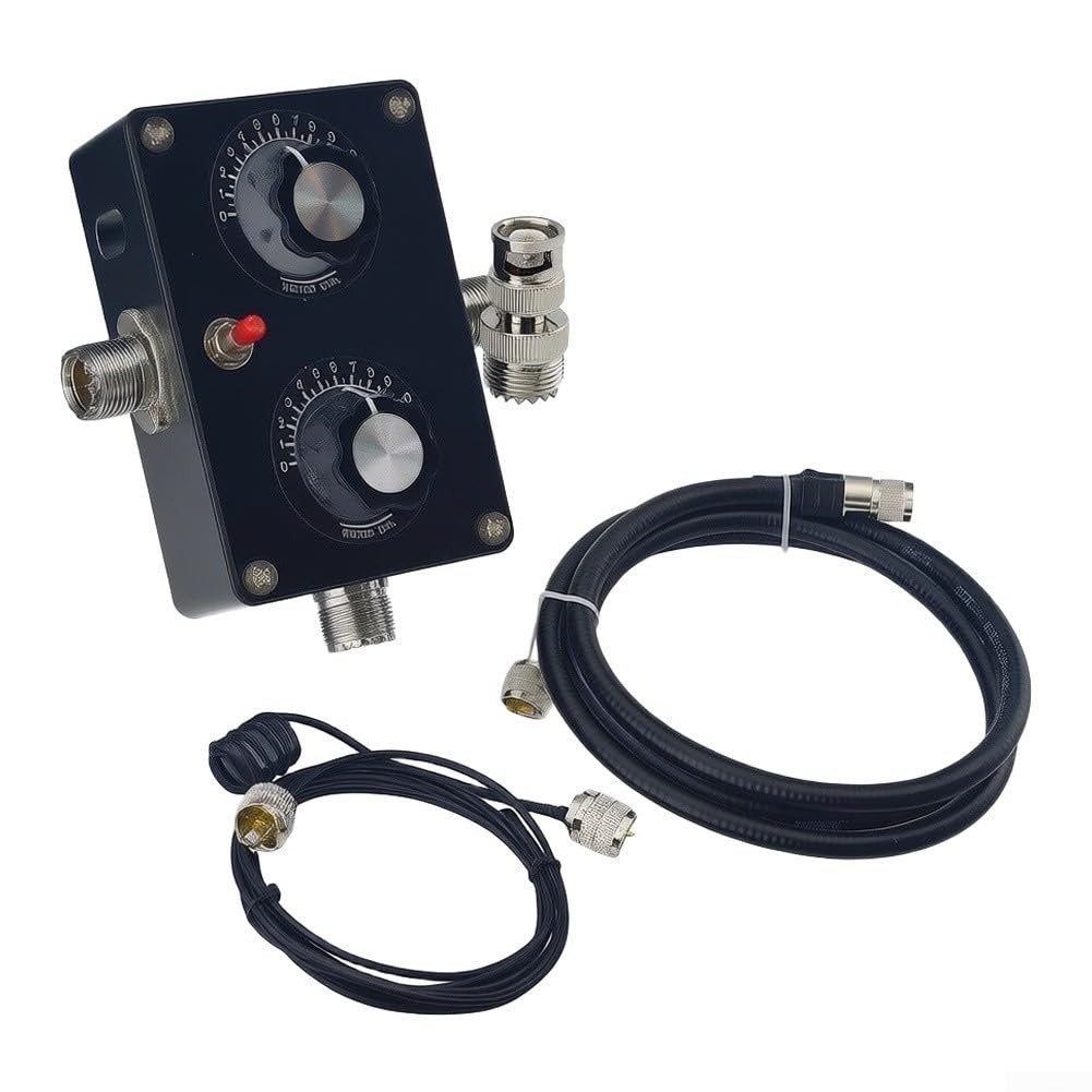 HG-20A 20W pour qrp Loop pour antenne pour radio à ondes courtes 5-30MHz Récepteur radio jambon portable de bureau Noir