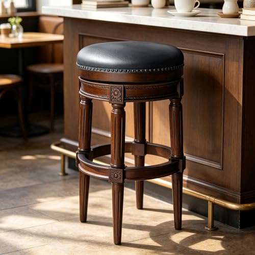 Image of DUHOME Swivel Bar Stools, Stools with Removable Replaceable Legs