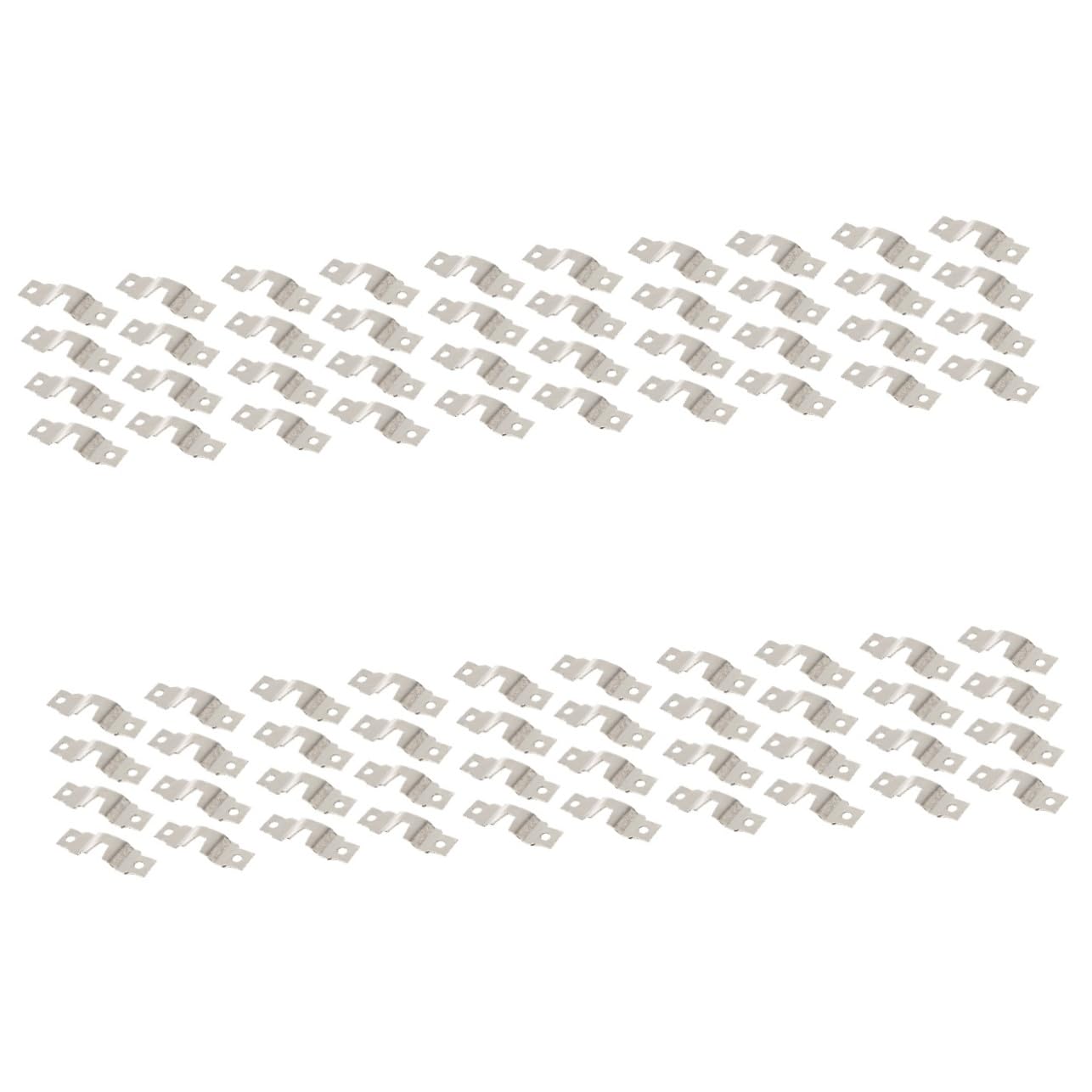 ARTIBETTER Kit Di Ganci A D Da 10 Set Ganci Per Cornici A Doppio Foro Facili Da Installare Ganci Da Parete Per Foto Incorniciate Decorazioni 50 Pezzi * 10