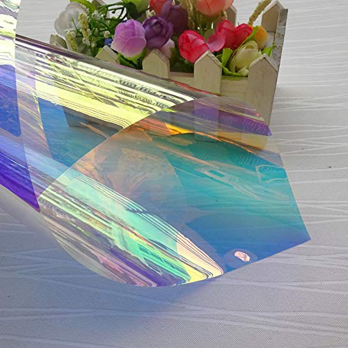 Hohofilm HR Colorful Chameleon Window Film Self-Adhesive Decorative Glass One Way Window Tint 54 Inchx12 Inch thumb #1