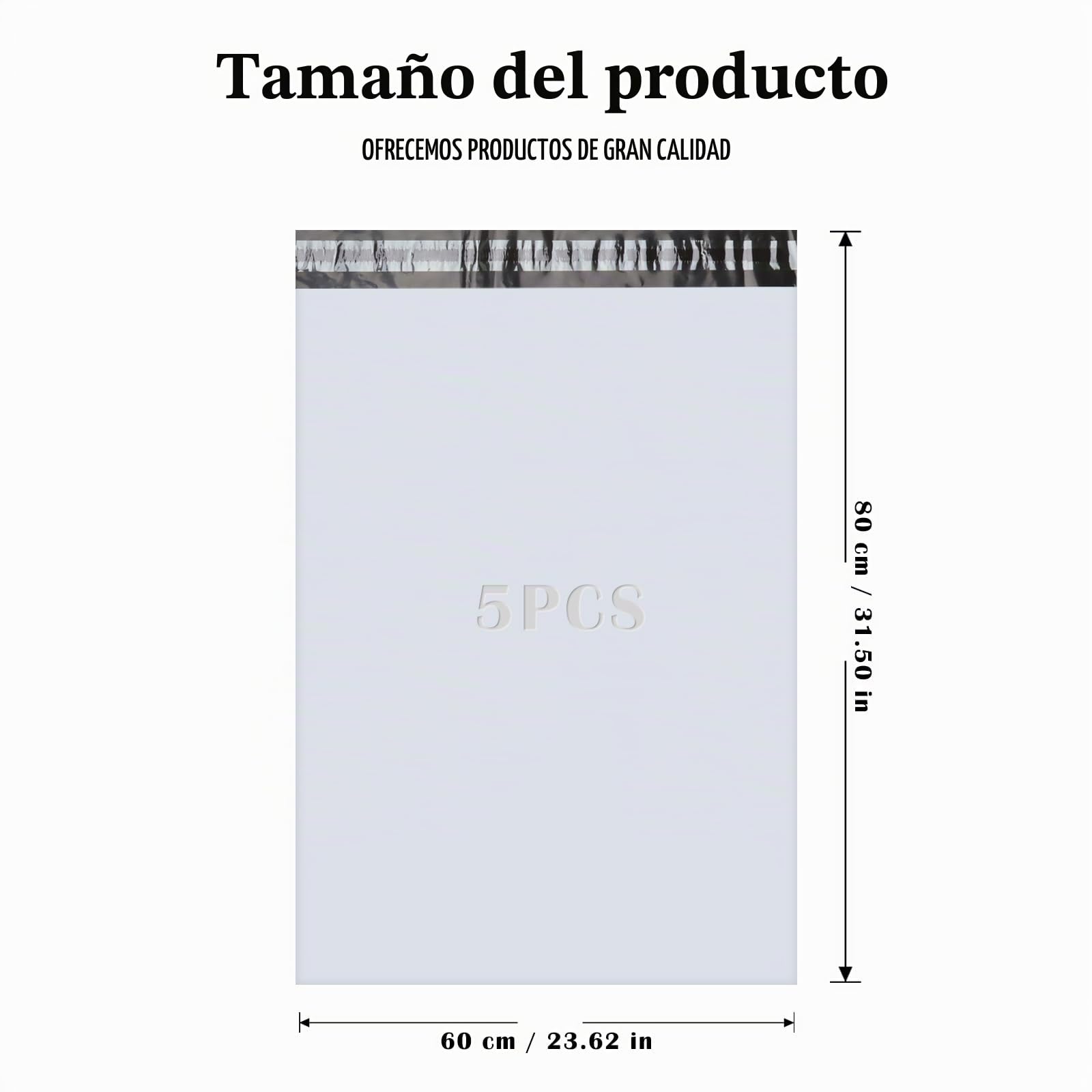 HENGBIRD Bolsas para Envíos 80x60cm Sobres para Envios Sobres de Correo Nuevo Material Bolsa Sobres de Plástico Opacos Blancos Bolsas Envio Vinted para Embalaje Caja de Zapatos Chaqueta Manta Pequeña