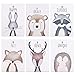 FRIUSATE Juego de 6 Cuadros Infantiles Animales para Habitacion Niño Niña Imágenes para Habitación Infantil Bebé Pósteres para Habitación Infantil Animales del Bosque sin Marco 21 * 30cm