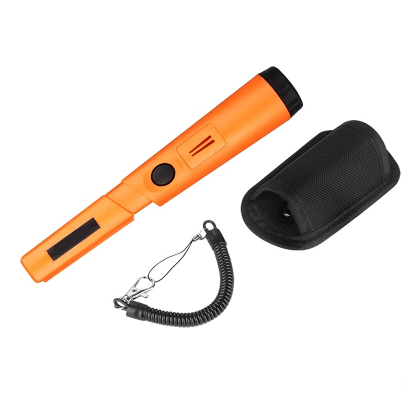 Wskaźnik Wykrywacza Metalu Pinpoint Ręczny Wykrywacz Metali Pręta Pozycjonującego IP68 Wodoodporny Przenośny Szybki Dokładny Pomiar(Orange)