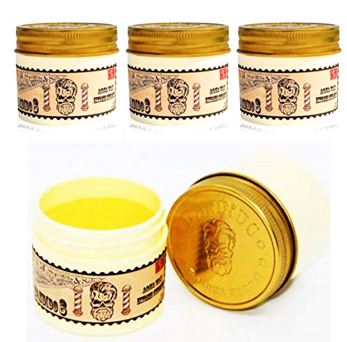 Bandido Aqua Wax nº 8 - Cera para el pelo (3 x 125 ml, 3 unidades de 125 ml), color negro y negro