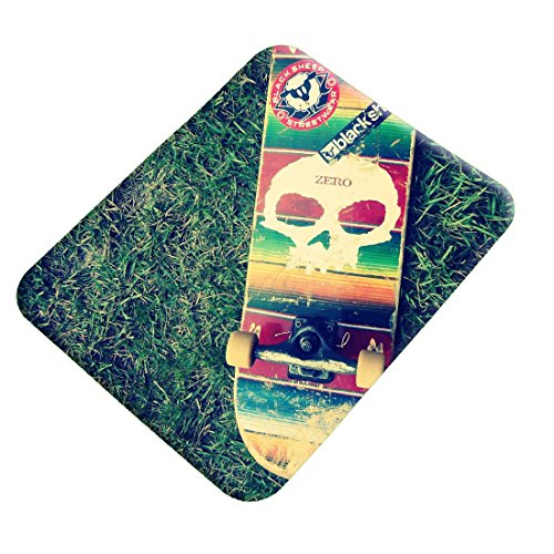 Image of Skating Board Designer Printed Rubber Base Mat Finish Mouse Pad /Mousepad for PC /Laptop - Multicolor