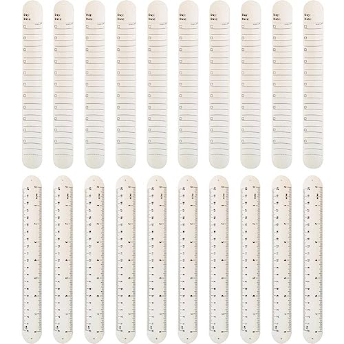 Mémo étanche de poignet réutilisable avec surface effaçable 20pcs