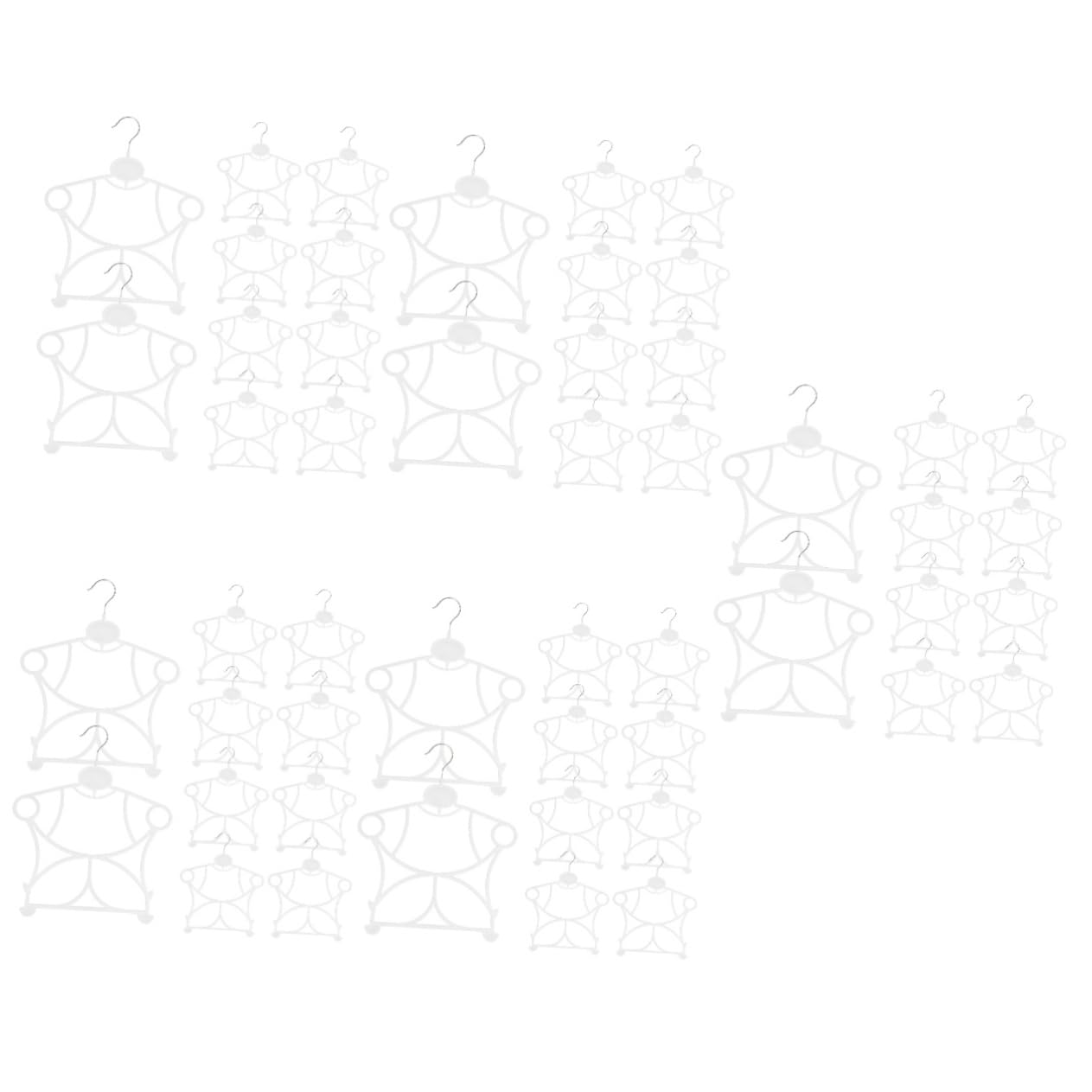 MAGICLULU 50 Pcs Percha Infantil Enteriza Perchas para Niños Trajes De Niño Perchas para Ropa De Bebe para Closet Pequeñas Percha De Ropa para Niños El Plastico