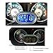 Shkalacar Car Digital Thermometer Clock, Car Digital Temperature Dashboard Clock, Car Dashboard Clock DC 12V Automobile Clock LED Lighted Auto Dual Temperature Gauge Voltmeter Voltage Tester