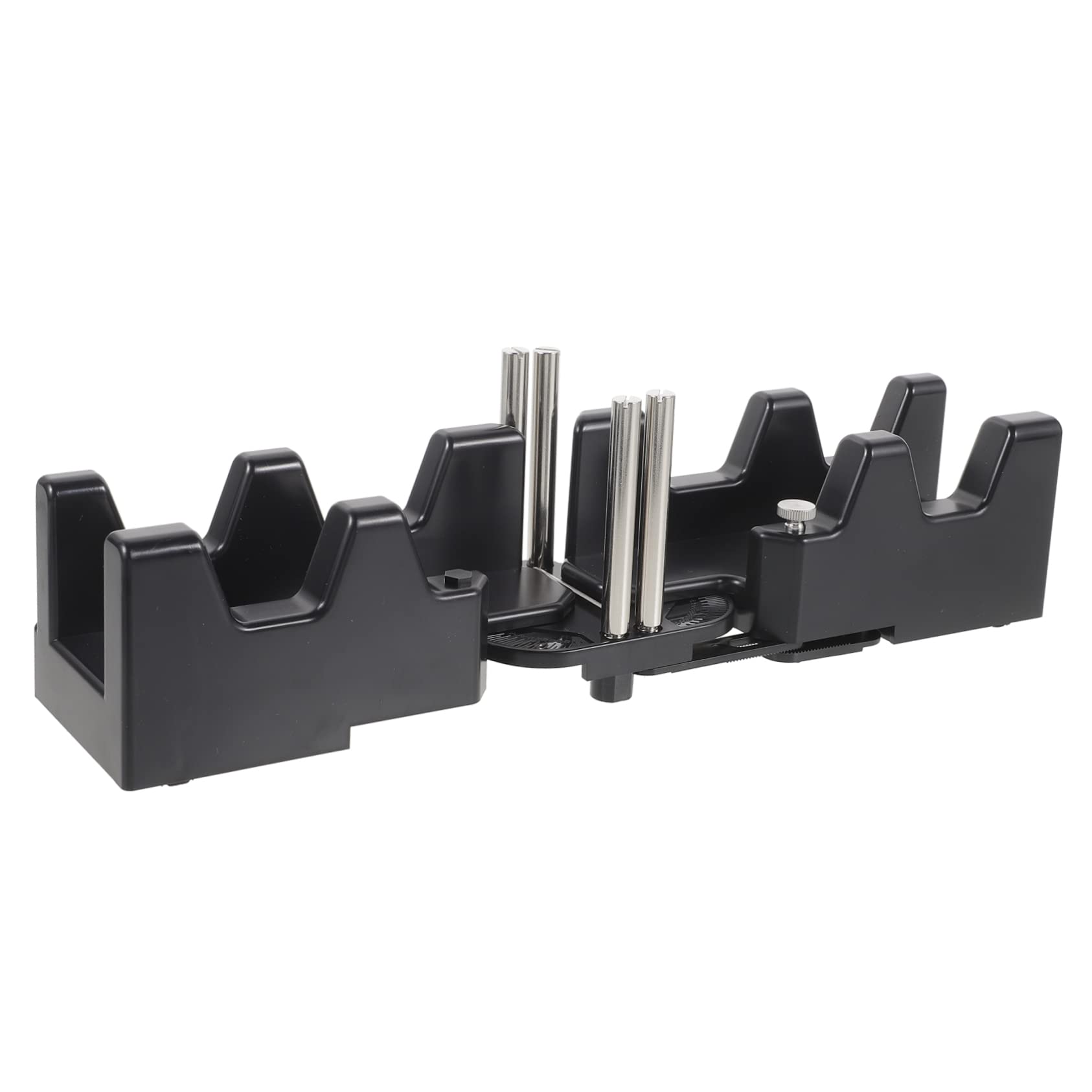 WOONEKY Bevel Measurement Tool Miter Saw Protractor Tool Measuring and Sawing Cutting Tool Miter Angle Measuring Tool Angles Cutting Tool Corner Clamp Miter Gauge Black Stainless Steel