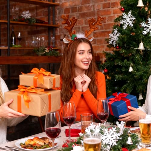 Toyvian Weihnachtsstirnband-Rentier-Geweih-Haarreifen für Weihnachtskostümparty