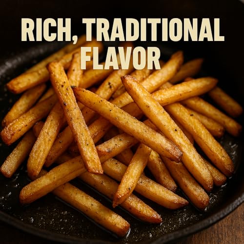 Image of LeRoy's Rocky Mountain Beef Tallow - 7 lbs Bucket - 100% Pure Rendered Beef Fat for Cooking, Frying & Grilling - High Smoke Point - Keto, Paleo & Carnivore Diet Friendly - No Additives, USA Made