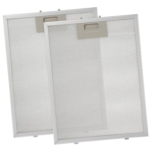 KOCKSHION Filtro Para Campana Extractora De Cocina, Malla Metálica Antigrasa De 3 Capas, Tamaño 260×320×9 Mm, Paquete De 2 Unidades, Reutilizable y Fácil De Instalar Para Estufa