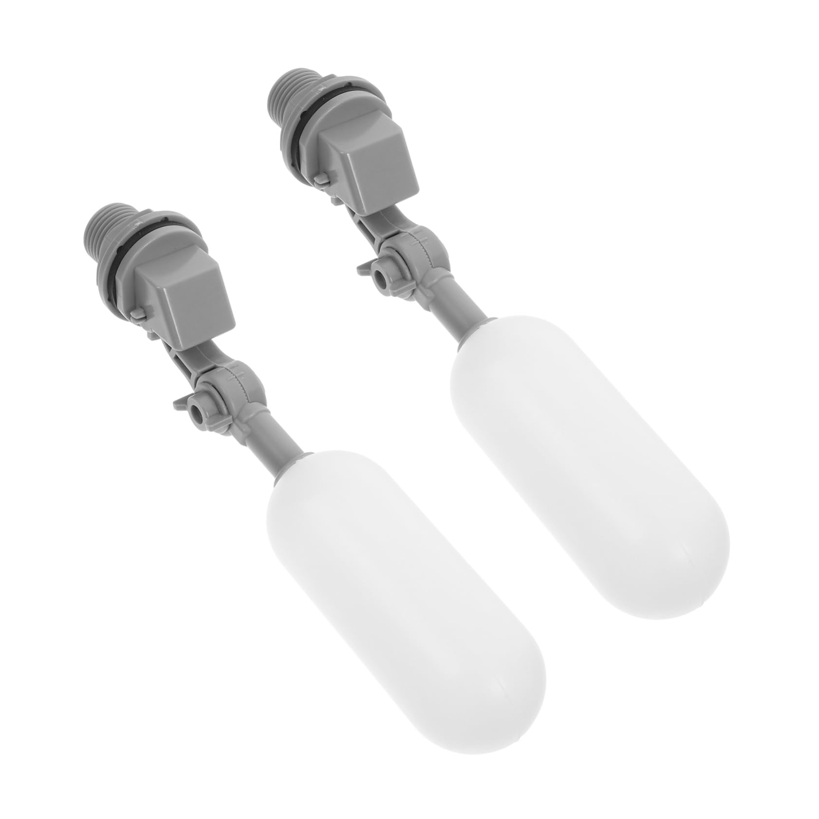 Válvula de flotador de plástico ajustable MAGICLULU de 2 piezas para control de agua en acuarios