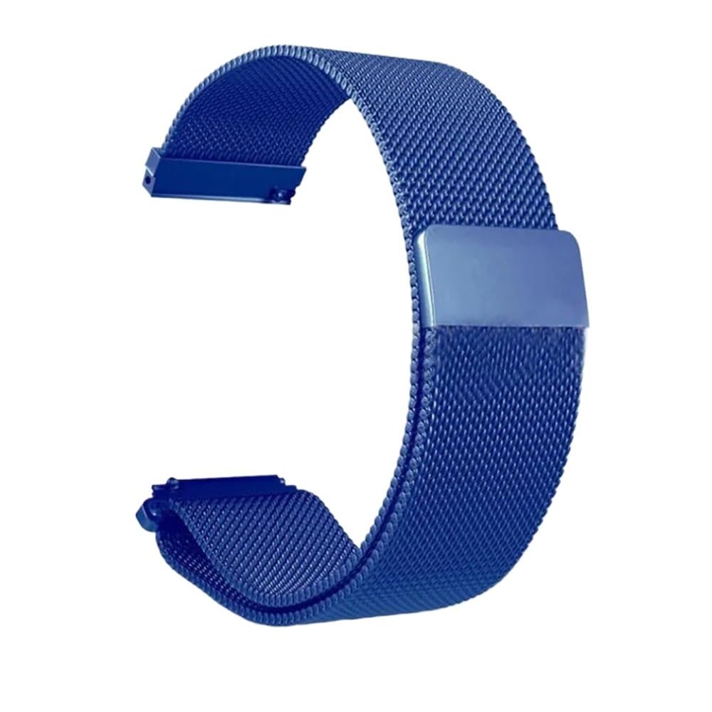 Correa de metal cepillado de liberación rápida Correas de reloj Correa inteligente magnética de malla de liberación rápida de acero inoxidable de 12mm-22mm for hombres y mujeres con herramienta
