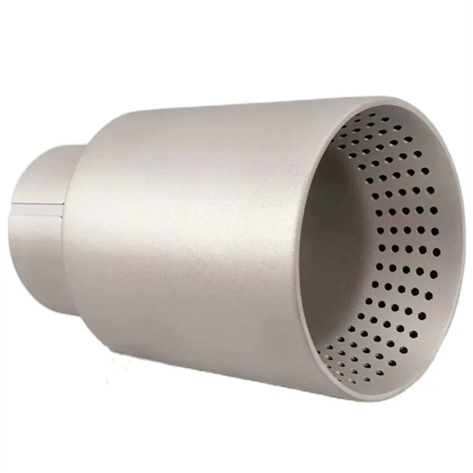 Vehicle Silencer 1 szt. Matowa końcówka tłumika samochodowego ze stali nierdzewnej 304 Końcówka rury wydechowej System Uniwersalna(51MM IN 101MM OUT)