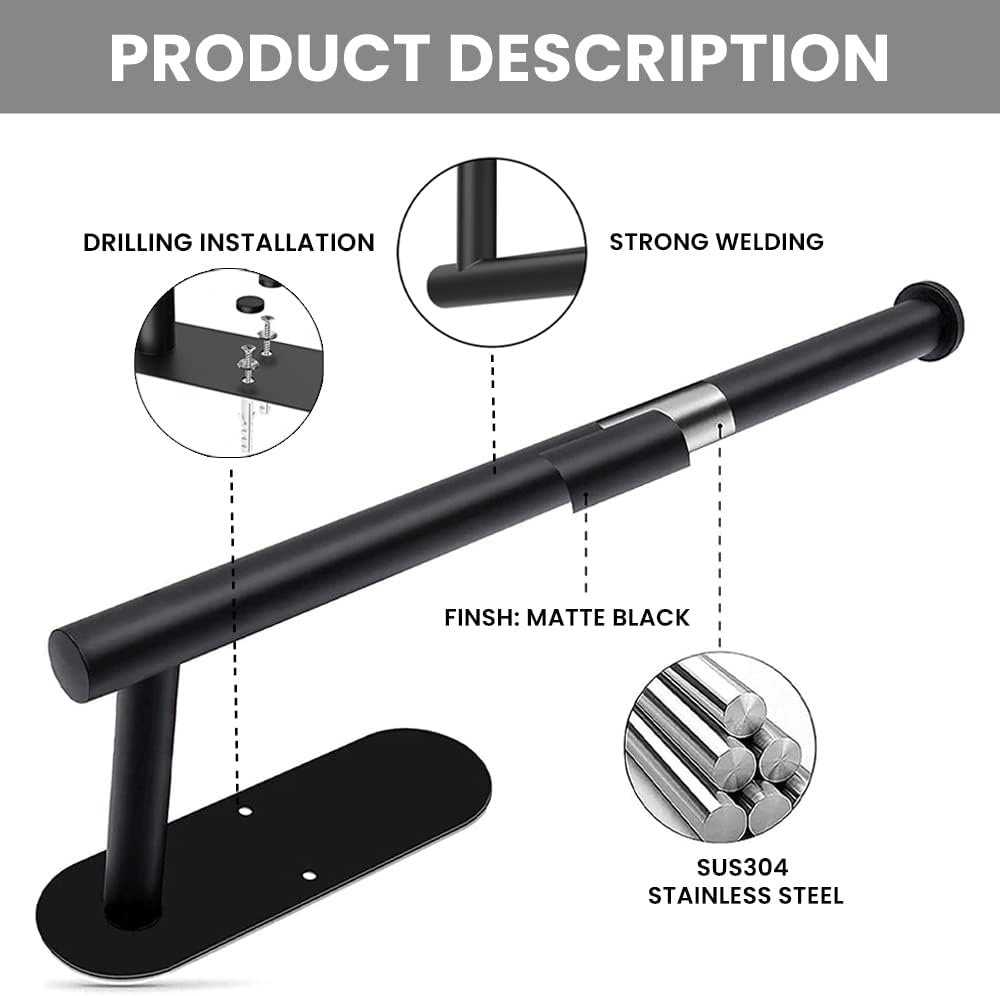 Bugucat paper towel holder material and finish details
