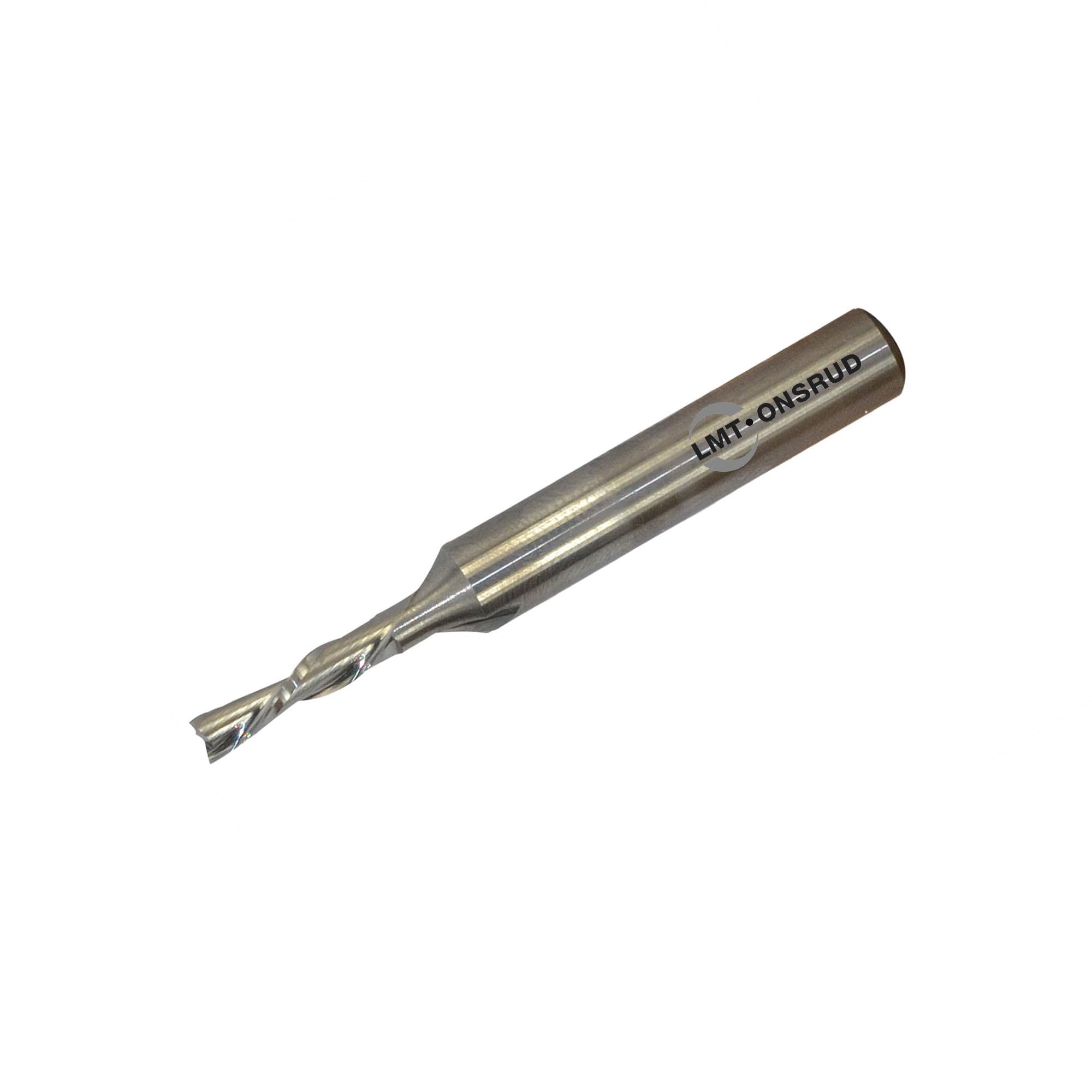 (0.3cm ) - LMT Onsrud 57-240 Solid Carbide Downcut Spiral Wood Rout, Inch, Uncoated (Bright) Finish, 30 Degree Helix, 2 Flutes, 5.1cm Overall Length, 0.3cm Cutting Diameter, 0.6cm Shank Diameter