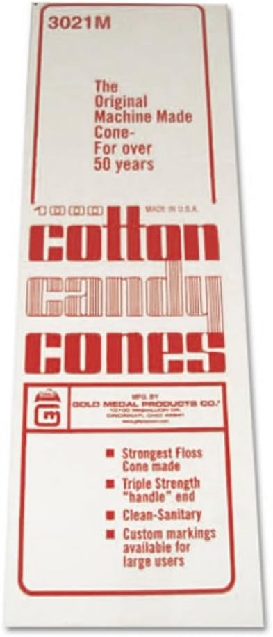 TACVPI Cotton Candy Cone by Gold Medal - 4000 CT