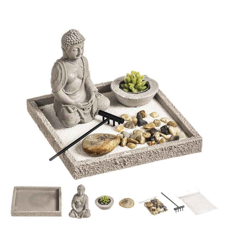 Jardin Zen con Buda 18x18x13cm