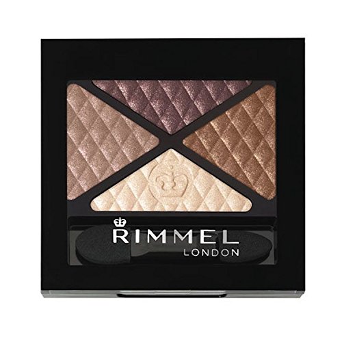 Rimmel London Glam'eyes Quad Eyeshadow, Smokey Brown, 0.14 Ounce
