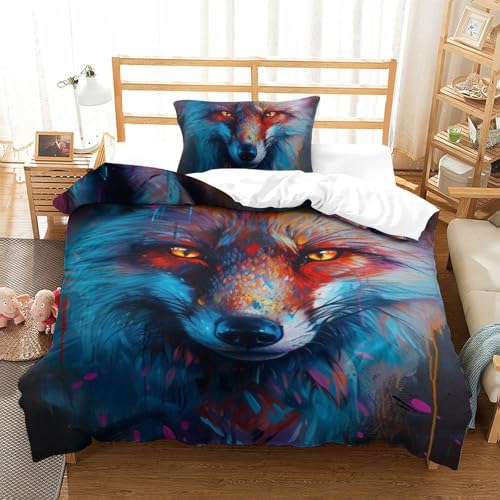 Housse de couette renard infroissable fini la transpiration avec cette parure - 2
