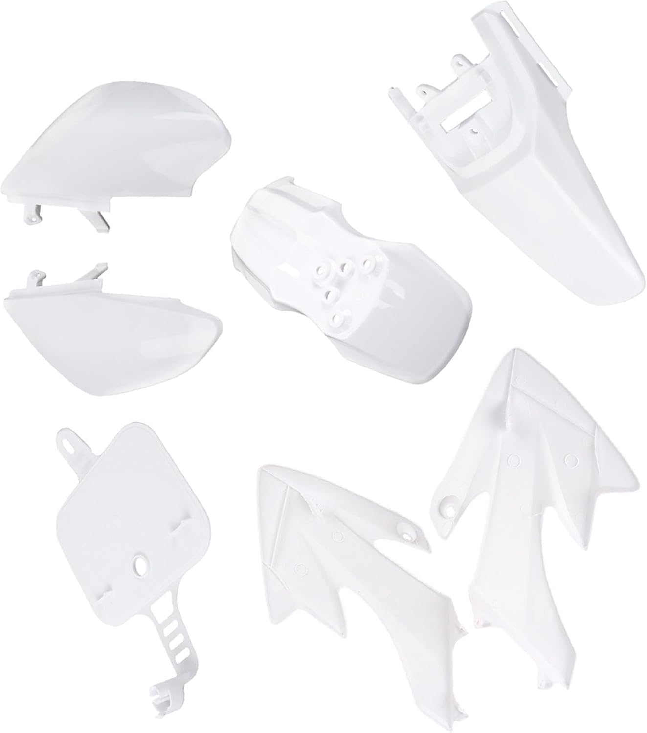 labwork Plastic Mudguard Fairing Kit Replacement for Honda XR50R CRF50F SDG SSR 107 125 Dirt Pit Bike Black