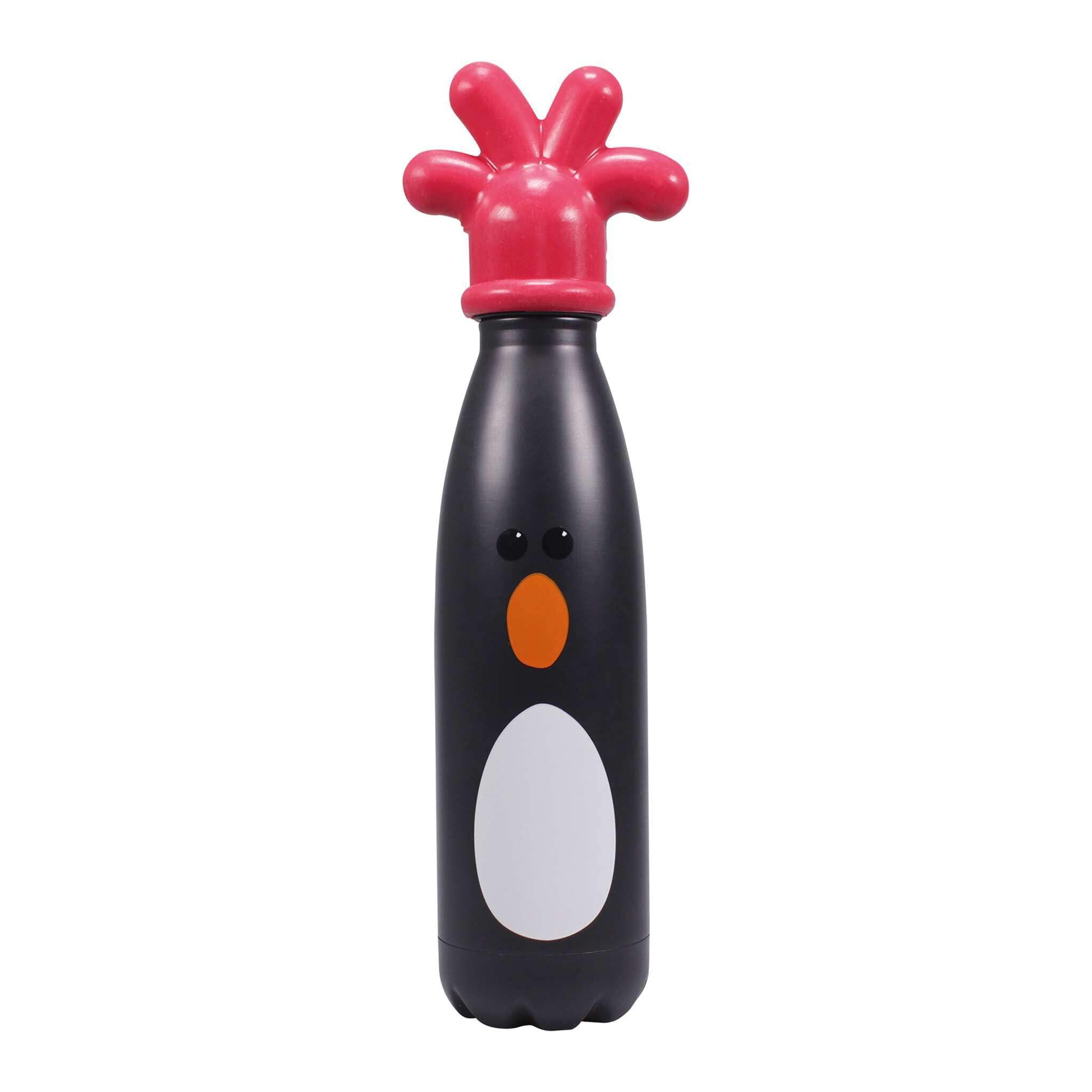 Aardman - Water Bottles - Wallace and Gromit Metal Water Bottle - Feathers McGraw