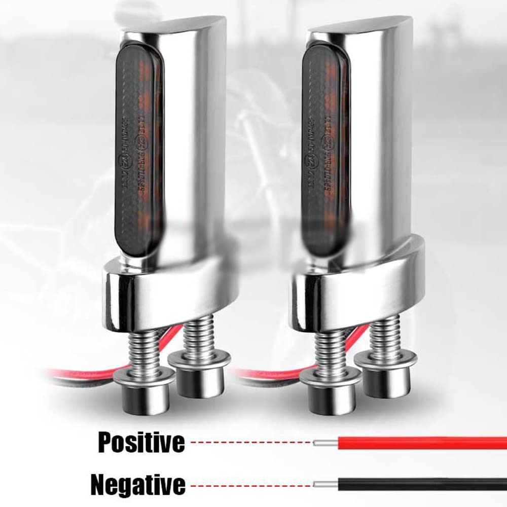 2pcs Led Motorcycle Tylne Wskaźniki Sygnału Skrętu Mruczące Światło Bursztynowe Lampa Lampa Klignotant Moto Dla Softild Sportster