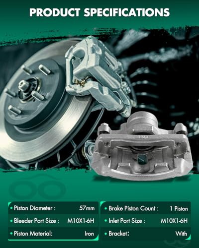 Image of SCITOO Front Left Disc Brake Caliper With Bracket 19B1335 | Fit For Acura,For Honda Models - For Accord 1990-1997,For CL 1997-1999 1PC