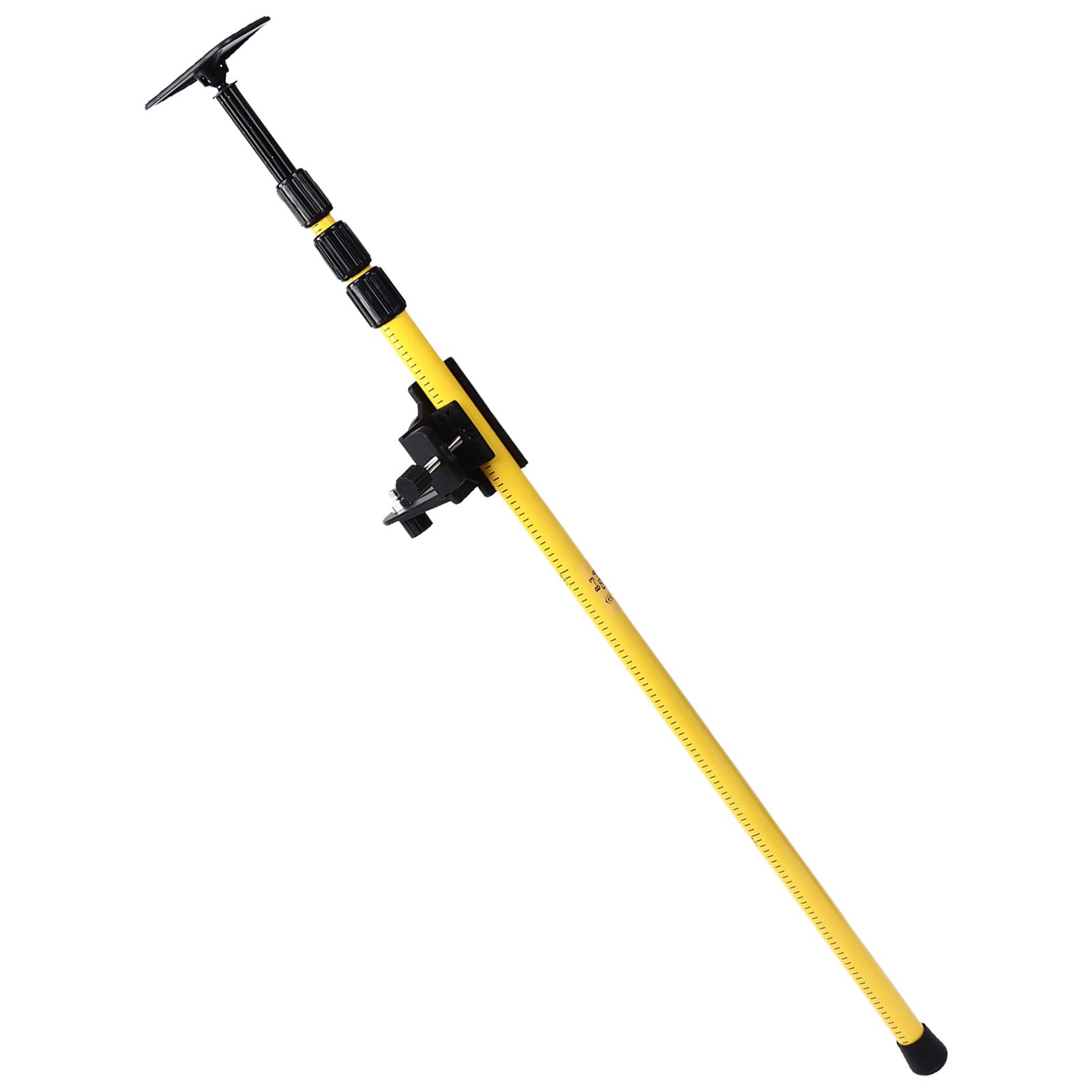 Perche télescopique de nivellement, Filetage Standard Perche télescopique rotative en Alliage d'aluminium Facile à Fixer avec Table élévatrice pour Lasers rotatifs et à Lignes