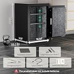 5.0 Cu ft 60-Min Fireproof Safe with Fingerprint, 4-8 Digital PIN - Image 2